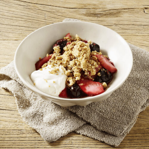 Cherry & Pear Crumble